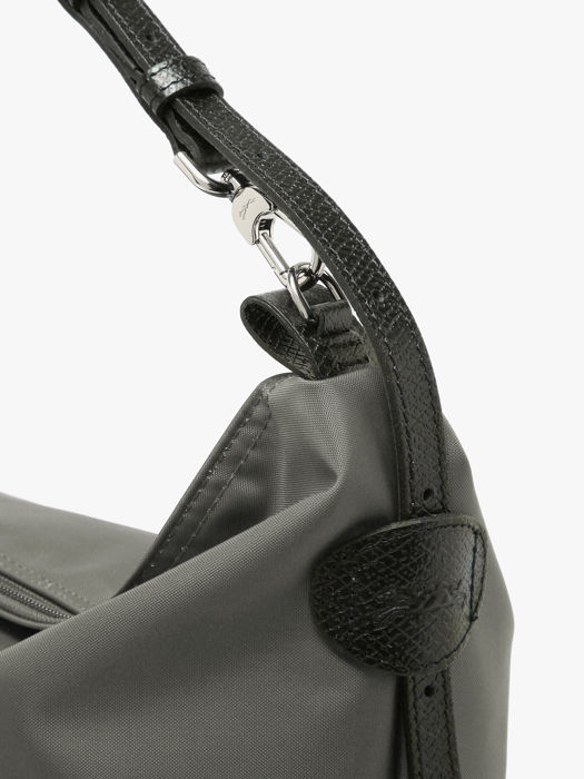 Longchamp Besace longchamp toile Schoudertas Grijs