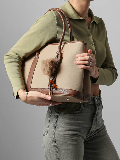 Schoudertas Geneve Miniprix Beige geneve M9447 ander zicht 1