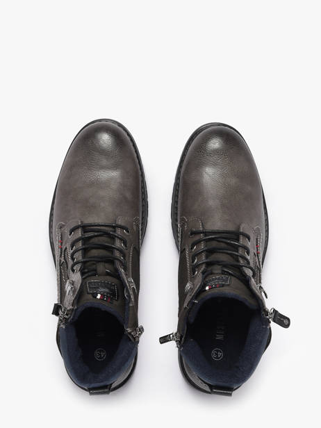 Enkellaarzen Mustang Grijs men M0031006 ander zicht 3