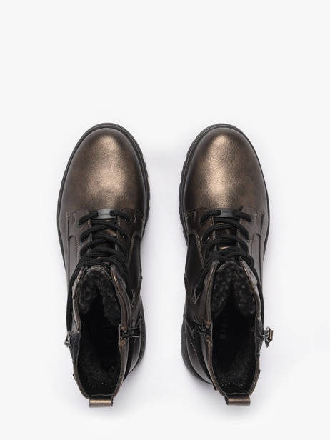 Enkellaarsjes Mustang Bruin women M0042010 ander zicht 3