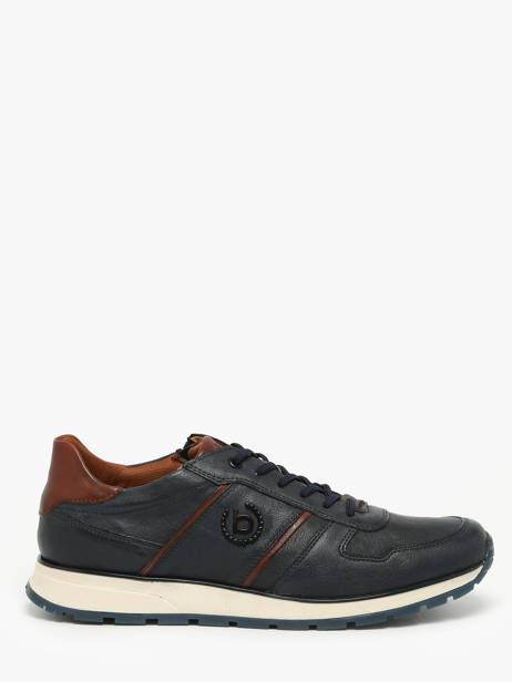 Sneakers Ivo Uit Leder Bugatti Blauw men 41004100