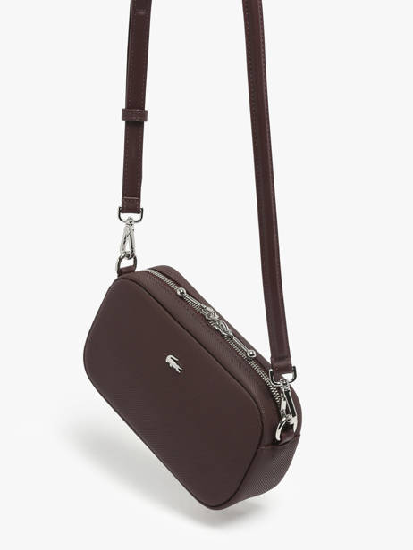 Cross Body Tas Daily City Lacoste Bruin daily city NF4755DZ ander zicht 2