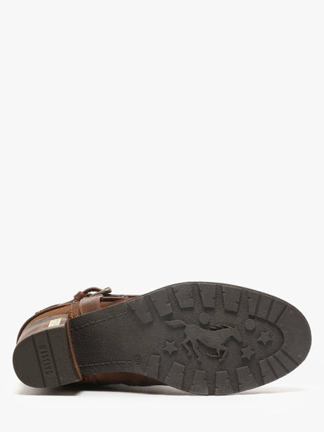 Enkellaarsjes Met Hak Mustang Bruin women M0182002 ander zicht 4