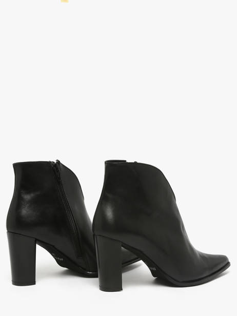 Stadsschoenen Met Hak Uit Leder Myma Zwart women 85009 ander zicht 2