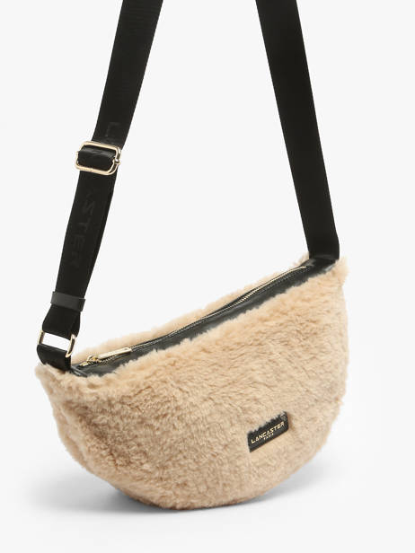 Cross Body Tas Moumoute Lancaster Beige moumoute 54 ander zicht 2