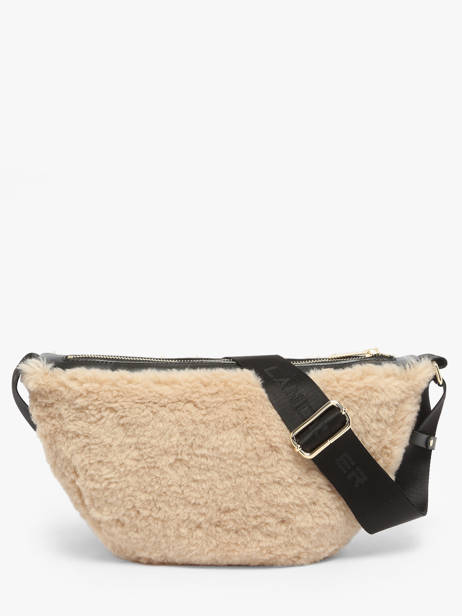 Cross Body Tas Moumoute Lancaster Beige moumoute 54 ander zicht 4