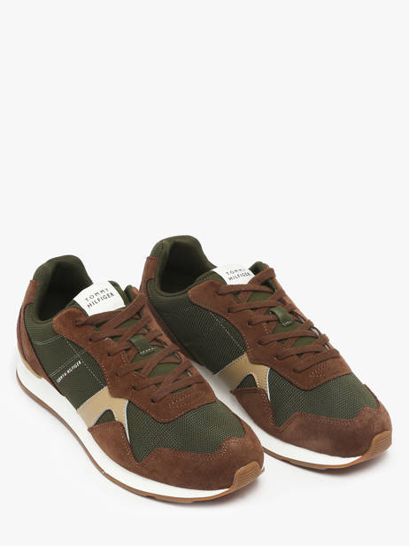 Sneakers Uit Leder Tommy hilfiger Bruin men 5679M1Q ander zicht 1