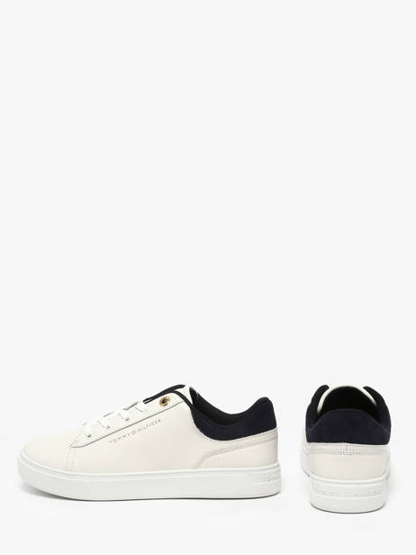 Sneakers Uit Leder Tommy hilfiger Wit women 902002Y ander zicht 2