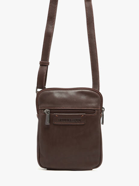 Cross Body Tas Arthur Leder Arthur & aston Bruin johany 8 ander zicht 1