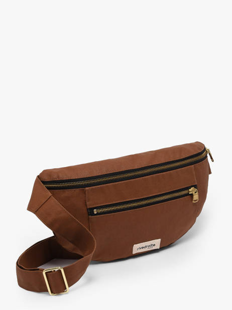 Belt Bag Orsel Waxed Rivedroite Bruin waxed ORSELWAX ander zicht 1