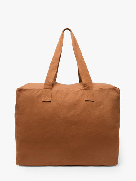 Schoudertas Timeless Katoen Rivedroite Bruin timeless ELZEVTIM ander zicht 3