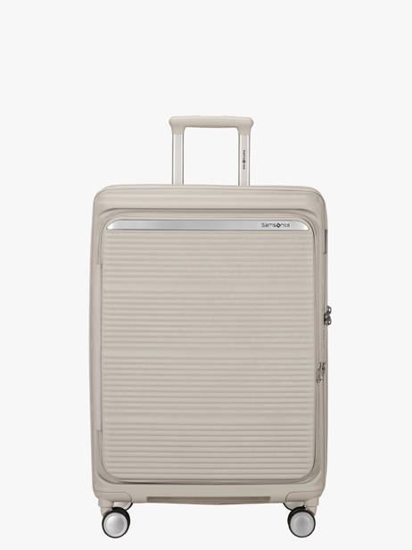 Uitbreidbare Harde Reiskoffer Paralux Hs Samsonite Beige paralux hs 156525