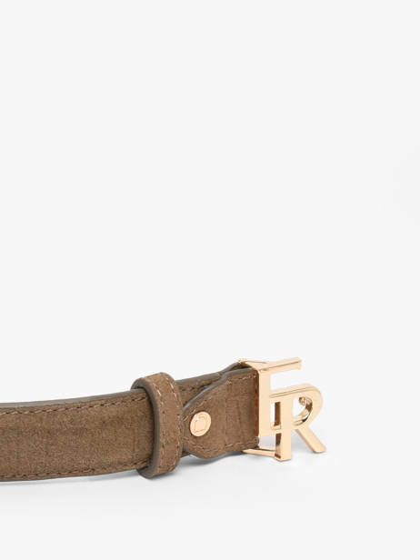 Riem Equestre Croco Etrier Bruin equestre croco EECQ414C ander zicht 2