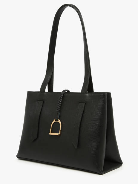 Schoudertas Torsade Leder Etrier Zwart torsade ETOS173L ander zicht 2