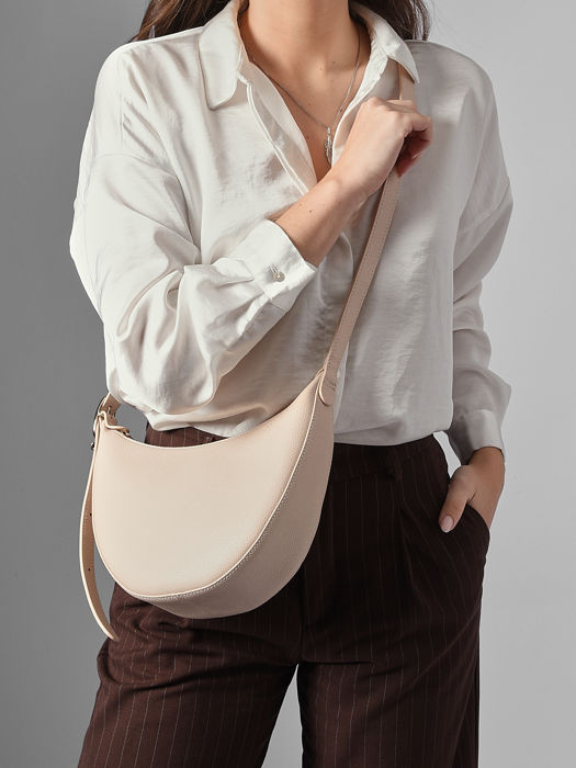 Longchamp Le foulonné Cross bodytas Beige