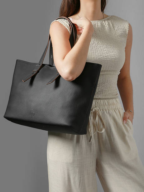 Schoudertas Cavalier Leder Etrier Zwart cavalier ECLR127M ander zicht 1