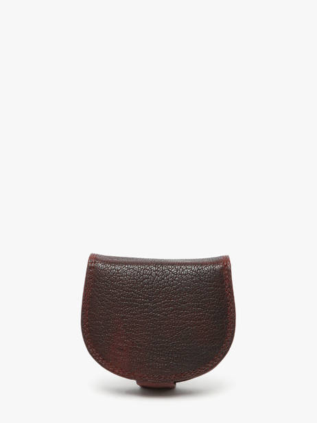 Portemonnee Caviar Leder Crinkles Bruin caviar 14239 ander zicht 2