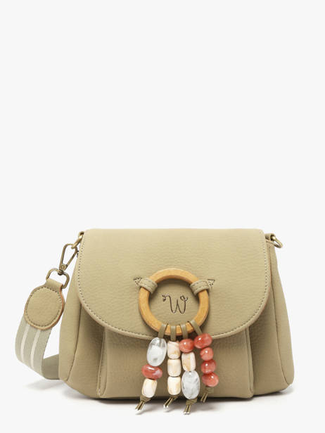 Cross Body Tas Camomille Pearl Woomen Groen camomille pearl WCAE06