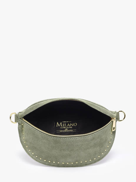 Heuptasje Leder Milano Groen velvet VE25111 ander zicht 3