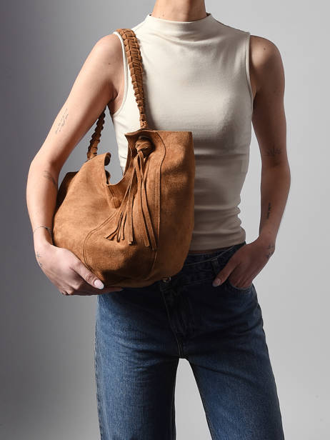 Schoudertas Maranta Woomen Beige maranta WMAT08 ander zicht 1