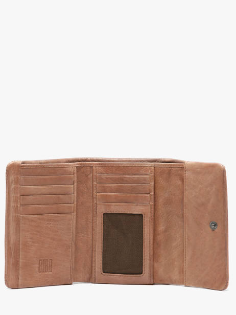 Portefeuille Leder Biba Beige wallet TOT1L ander zicht 1