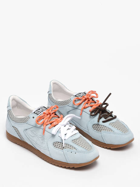Sneakers Billie Uit Leder Semerdjian Blauw women BILLI243 ander zicht 1