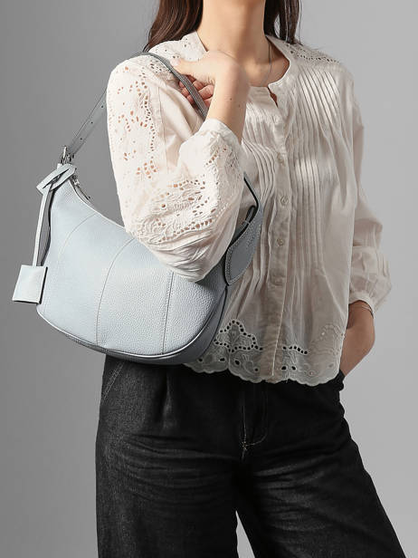 Schoudertas M Victoire Leder Lancel Blauw victoire A13993 ander zicht 1