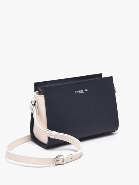 Cross Body Tas Smooth Leder Lancaster Blauw smooth 437-02 ander zicht 2