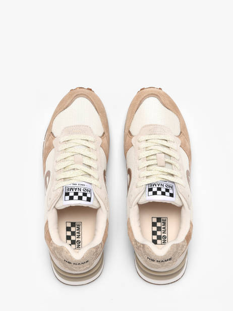 Sneakers Uit Leder No name Beige women IPME0404 ander zicht 3