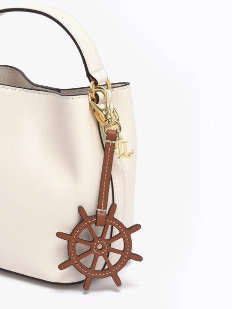 Bag Charm Wheel Leder Lauren ralph lauren Bruin dryden 32P09308 ander zicht 2