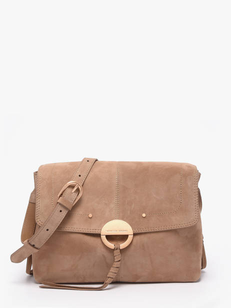 Cross Body Tas Othilia In Su�de Leder Vanessa bruno Beige othilia 55V40813