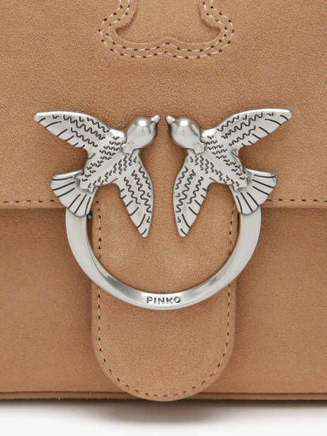 Schoudertas Love Bag Soft Pinko Bruin love bag soft 6243A0F6 ander zicht 3