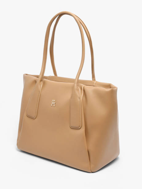 Schoudertas Th Essential Tommy hilfiger Bruin th essential AW18374 ander zicht 2