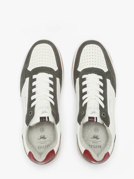 Sneakers Mustang Wit men M0011006 ander zicht 3
