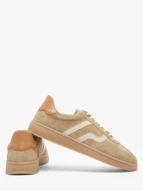 Sneakers Uit Leder Gant Beige men CUZIG126 ander zicht 3