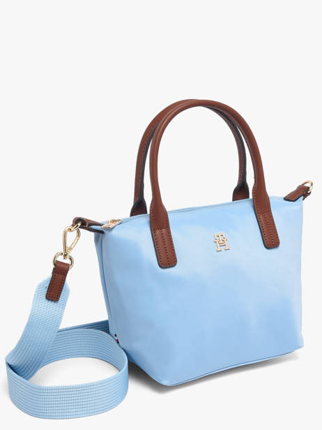 Cross Body Tas Popette Nylon Tommy hilfiger Blauw popette AW17709 ander zicht 2