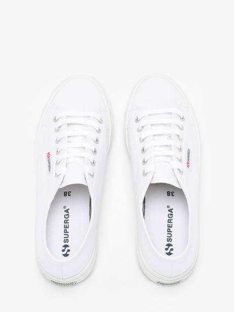Sneakers Met Platformzool Superga Wit women 1384W901 ander zicht 3