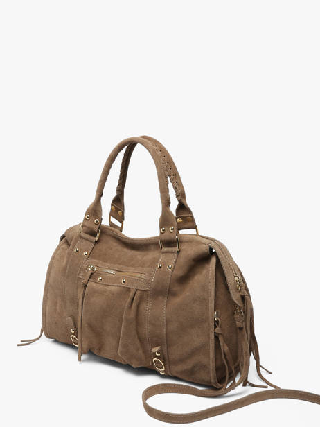 Schoudertas A4 Formaat Velvet Milano Bruin velvet VE24095O ander zicht 1