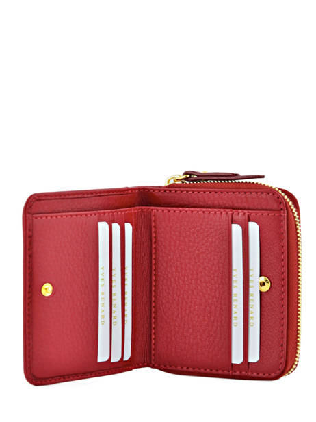 Portefeuille Leder Yves renard Rood foulonne 29692 ander zicht 2