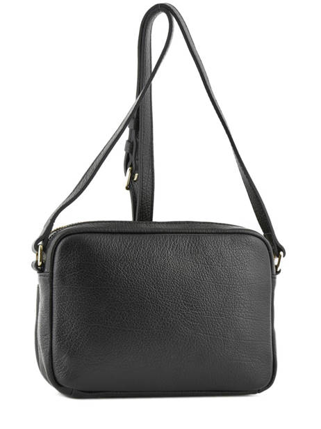 Cross Body Tas Dune Leder Lancaster Zwart dune 529-20 ander zicht 3
