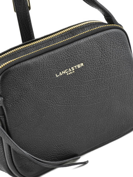 Cross Body Tas Dune Leder Lancaster Zwart dune 529-20 ander zicht 1
