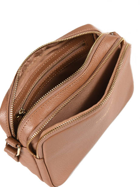Cross Body Tas Dune Leder Lancaster Bruin dune 529-20 ander zicht 4