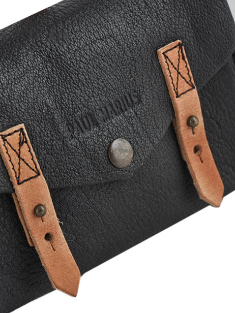 Cross Body Tas Mini Indispensable Leder Paul marius Zwart vintage MINI ander zicht 2