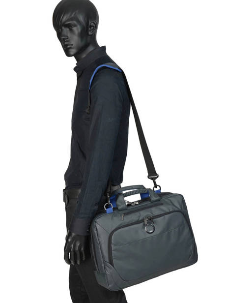 Laptoptas Parvis 2 Compartimenten Delsey Zilver parvis + 3944169 ander zicht 2