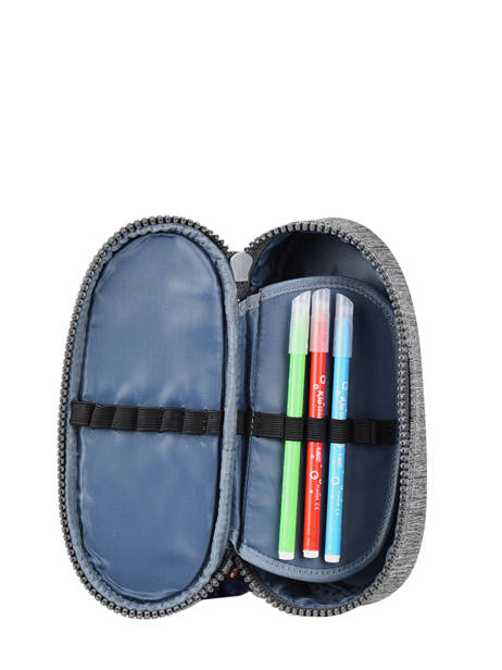 Pennenzak 1 Compartiment Kipling Grijs back to school / pbg PBG12908 ander zicht 1