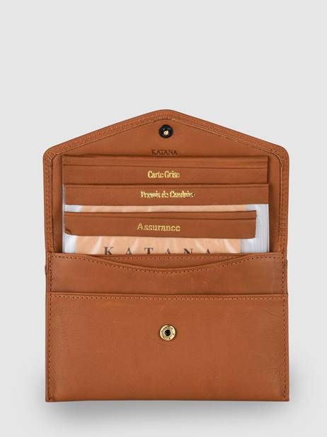Papierhouder Leder Katana Bruin marina 753104 ander zicht 1