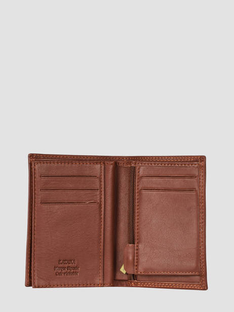 Portefeuille Leder Katana Bruin marina 753096 ander zicht 1