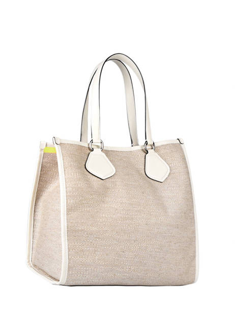 Schoudertas Cabas D'été Jute En Leder Lancel cabas d'ete A10749 ander zicht 4