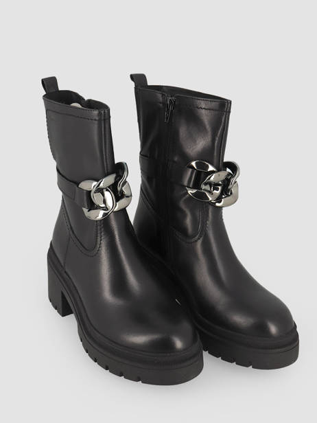 Laarzen Uit Leder Tamaris Zwart women 37 ander zicht 3