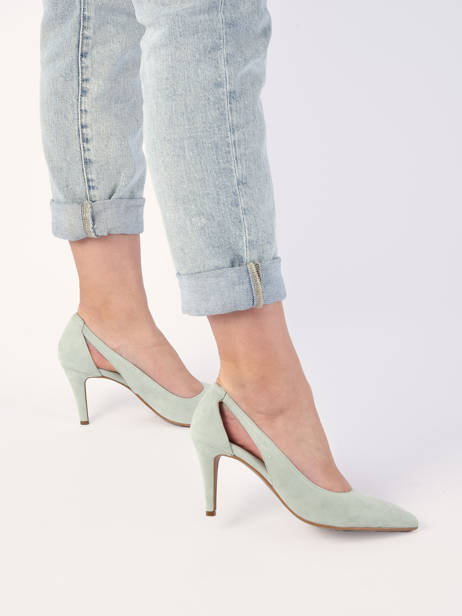 Pumps Uit Suède Leder Tamaris Groen women 38 ander zicht 2